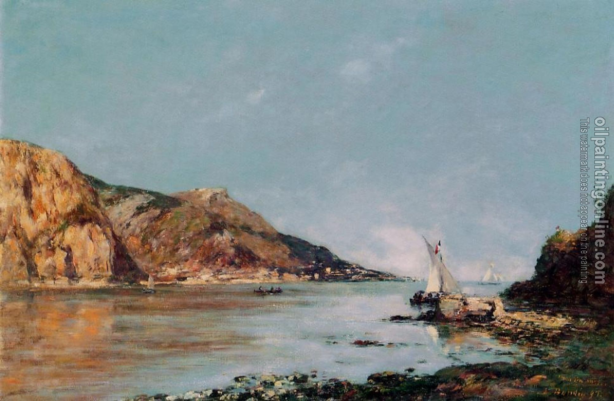 Boudin, Eugene - The Bay of Fourmis, Beaulieu